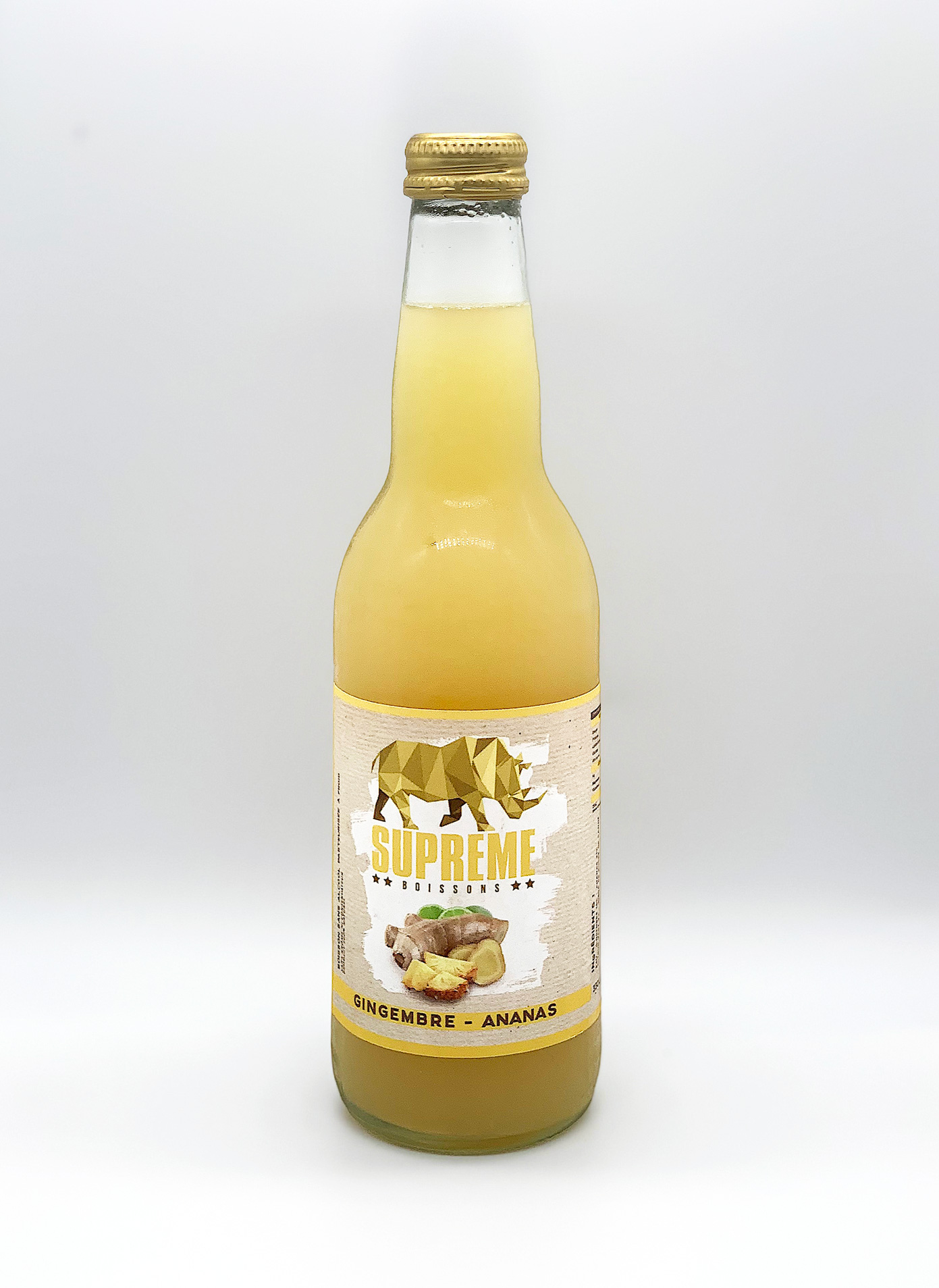 Suprême boisson - Gingembre/Ananas (33cl) - Le Pique-Nique Du Bassin
